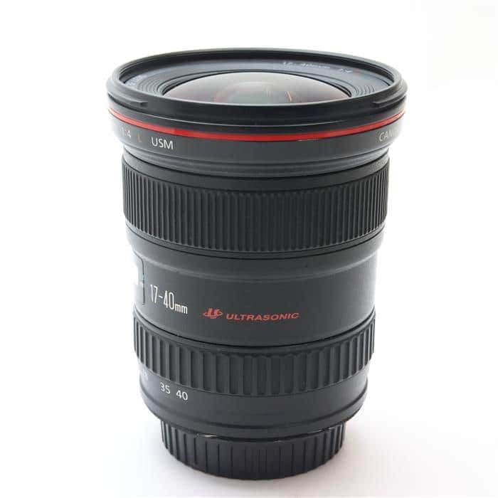 EF17-40mm F4L USM フード レンズケース UVフィルター付き フードはEW