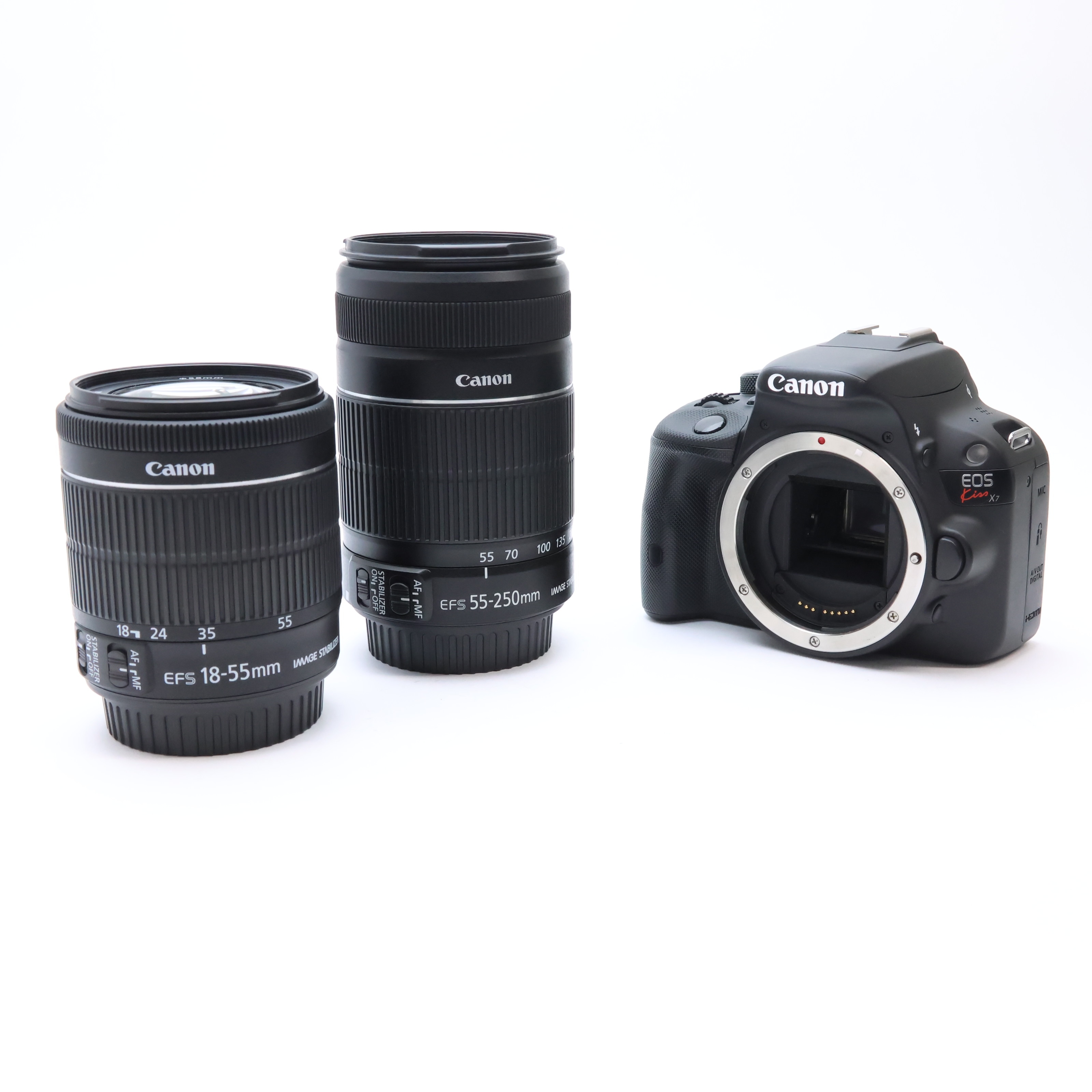 中古)Canon (キヤノン) EOS Kiss X7 ダブルズームキット（商品ID