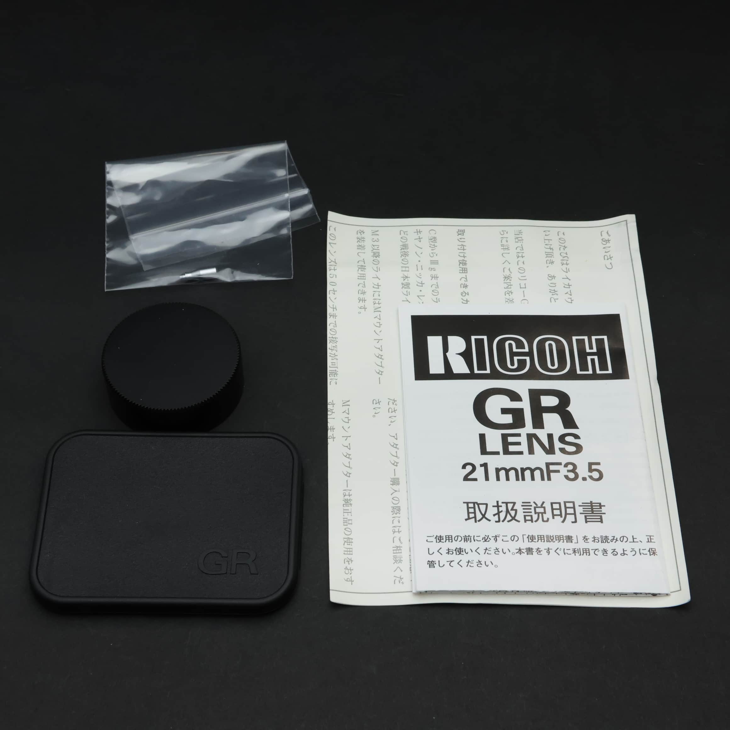 中古)RICOH (リコー) GR (L) 21mm F3.5（商品ID：3717019584724）詳細