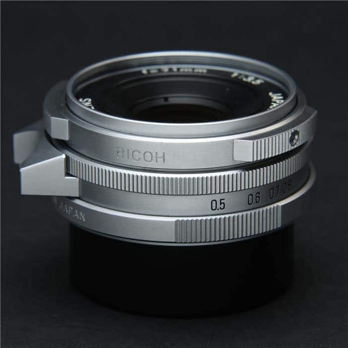 RICOH - RICOH GR LENS 21mm F3.5 Lマウント ファインダー付 RICOH リコー GR 21mm F3.5 Silver シルバー Lマウント + 元箱一式