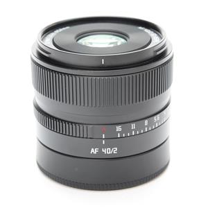 新品)銘匠光学 (めいしょうこうがく) TTArtisan AF 40mm F2（ソニーE用