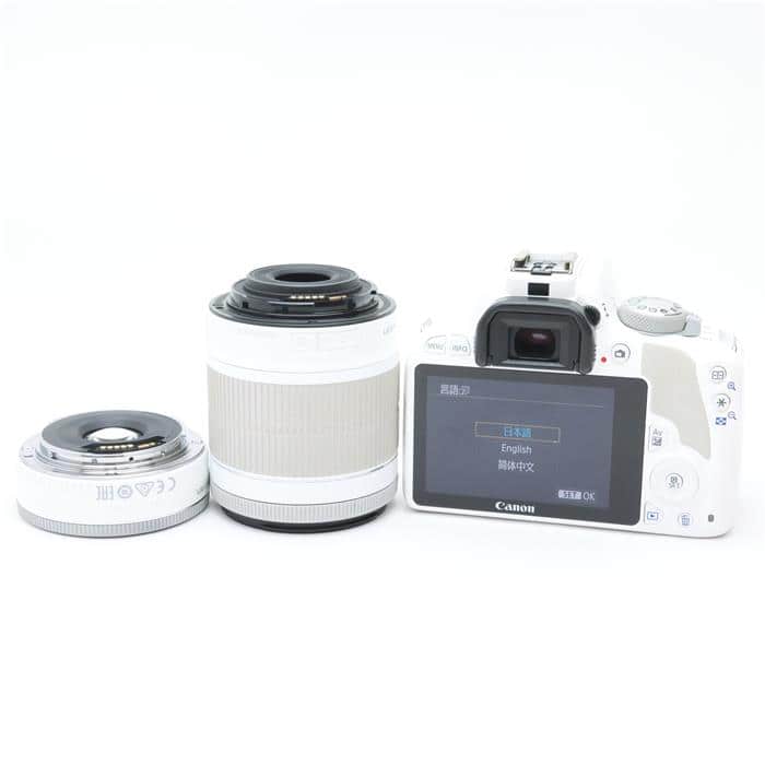 中古)Canon (キヤノン) EOS Kiss X7 ダブルレンズキット II ホワイト 