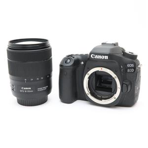 中古)Canon (キヤノン) EOS 80D EF-S18-135 IS USM レンズキット（商品