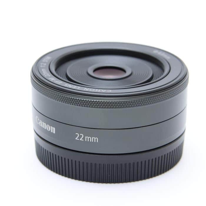 新品　未使用　高画質　軽量　CANON　キヤノンEF-M22mm F2 STM 中古)Canon (キヤノン) EF-M22mm F2 STM シルバー（商品ID