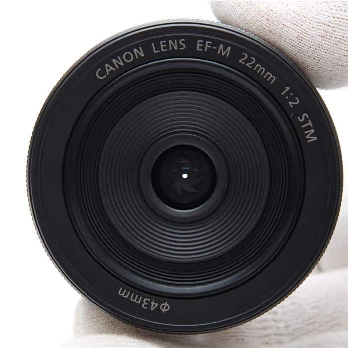 Canon - 新品 未使用 EF-M22mm F2 STM ブラック EF-M Canon EF-M22mm F2 STM ブラック グラファイト キヤノン 単