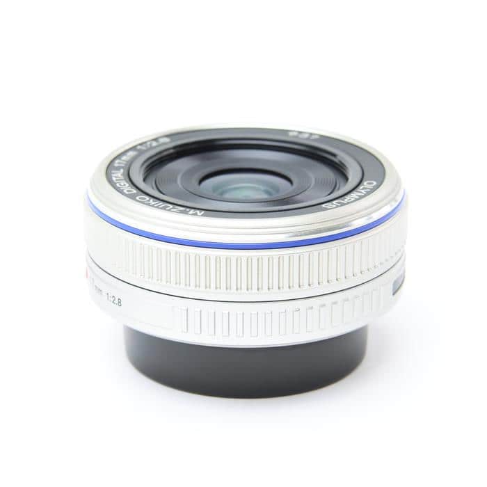 美品 オリンパス パンケーキレンズ M.ZUIKO 17mm F2.8 シルバー