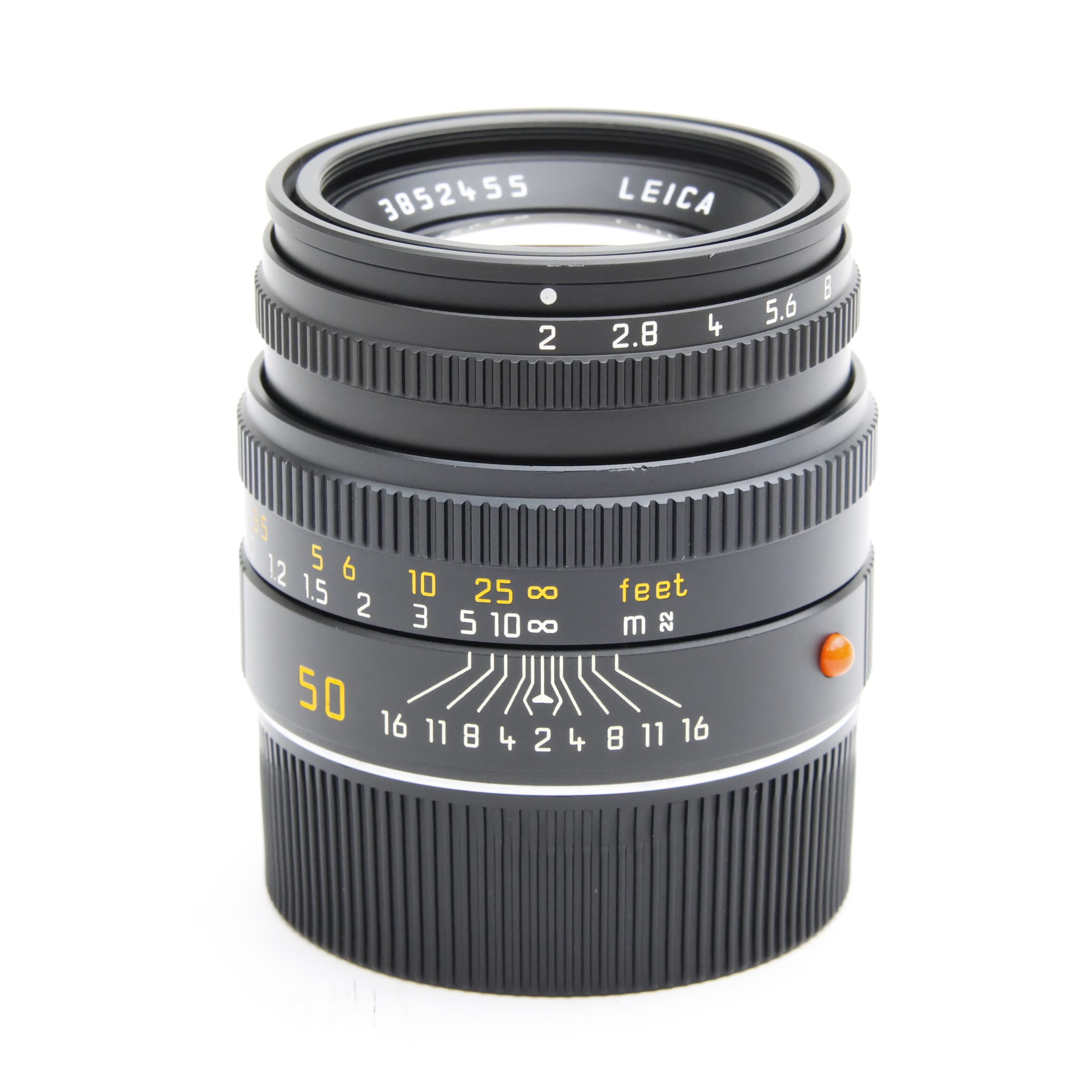 本日限定　Leica ズミクロンM50mm F2.0 レンズフード組込 6bit 中古)Leica (ライカ) ズミクロン M50mm F2 レンズフード組込 (6bit無し