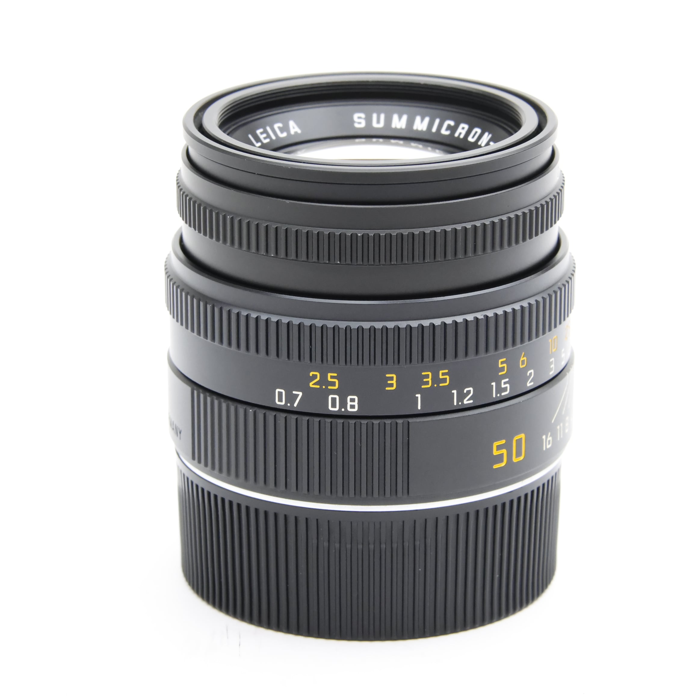 中古)Leica (ライカ) ズミクロン M50mm F2 レンズフード組込 (6bit無し