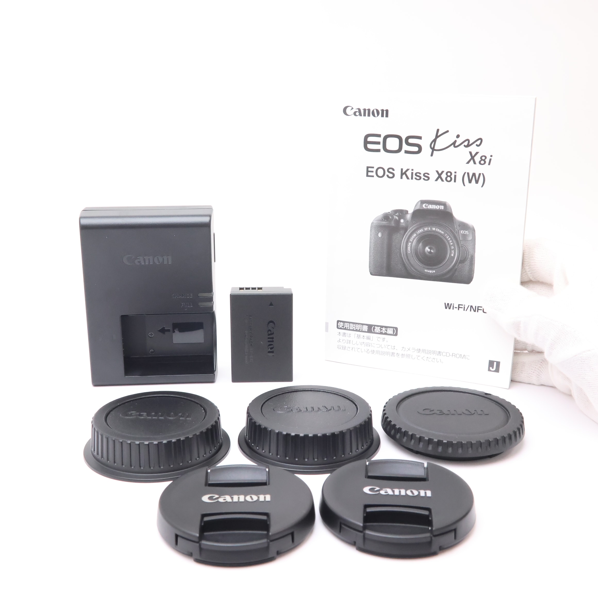 中古)Canon (キヤノン) EOS Kiss X8i ダブルズームキット（商品ID 