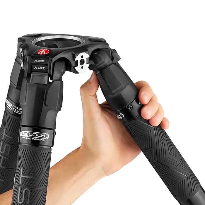 新品)Manfrotto (マンフロット) 635 FAST シングルビデオ三脚 カーボン