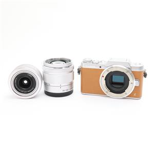 Panasonic LUMIX DMC-GF7W ダブルズームレンズキット ブラウン」の商品