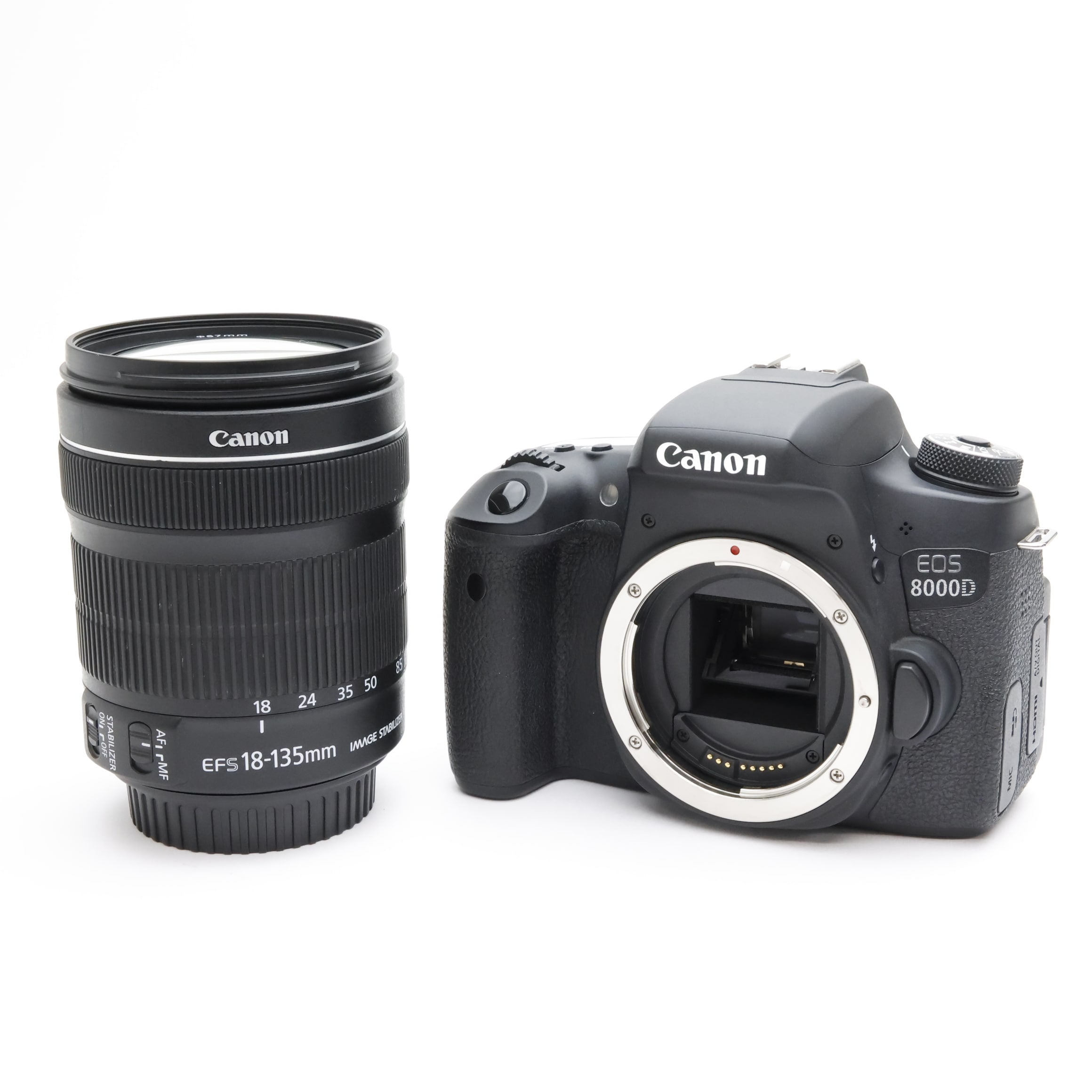 中古)Canon (キヤノン) EOS 8000D EF-S18-135 IS STM レンズキット