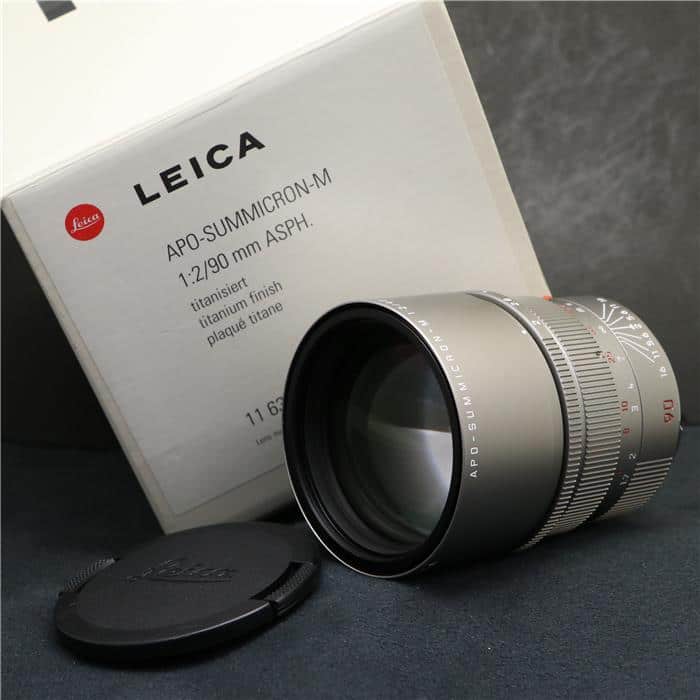 美品ライカ　アポスミクロン　M90/2 中古)Leica (ライカ) アポズミクロン M90mm F2.0 ASPH ブラック