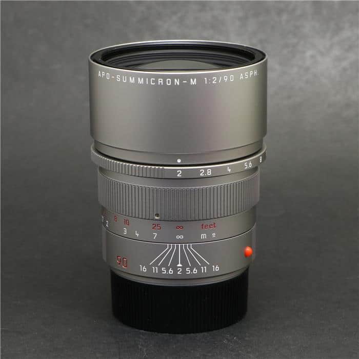 中古)Leica (ライカ) アポズミクロン M90mm F2 ASPH. チタン