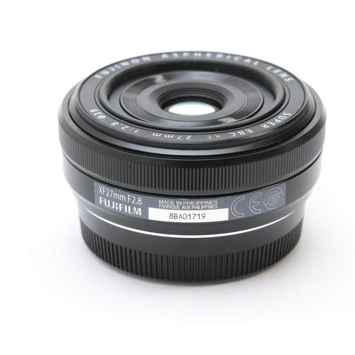 FUJIFILM XF27mm F2.8 ブラック 中古美品・動作確認品 中古)FUJIFILM (フジフイルム) フジノン XF27mm F2.8 ブラック