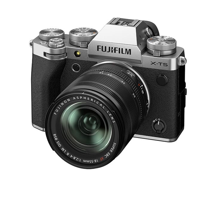 新品)FUJIFILM (フジフイルム) X-T5 XF18-55mmレンズキット シルバー ...