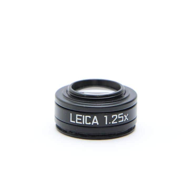 非常に高い品質 中古)Leica (ライカ) 1.25 ビューファインダーマグニファイヤーM フィルムカメラ