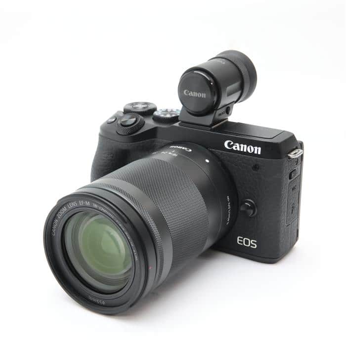 Canon - Canon EOS M6 MARK II Wズームキット BK　EVF付 Amazon | Canon ミラーレス一眼カメラ EOS M6 Mark II ダブル