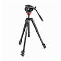 Manfrotto (マンフロット) MVH500AHビデオ雲台 + レベリング付きアルミ三脚