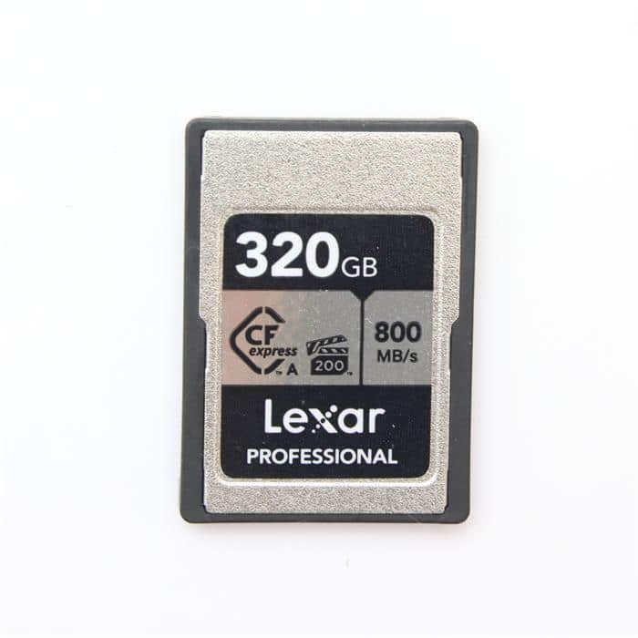 中古)LEXAR (レキサー) SILVER CFexpressカード TypeA 320GB 中古)LEXAR (レキサー) SILVER CFexpressカード TypeA 320GB