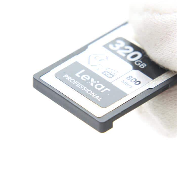中古)LEXAR (レキサー) SILVER CFexpressカード TypeA 320GB 中古)LEXAR (レキサー) SILVER CFexpressカード TypeA 320GB