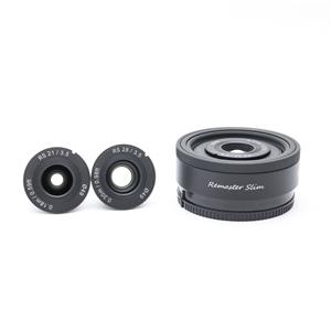 新品)SAMYANG (サムヤン) Remaster Slim 21mm F3.5 / 28mm F3.5 / 32mm