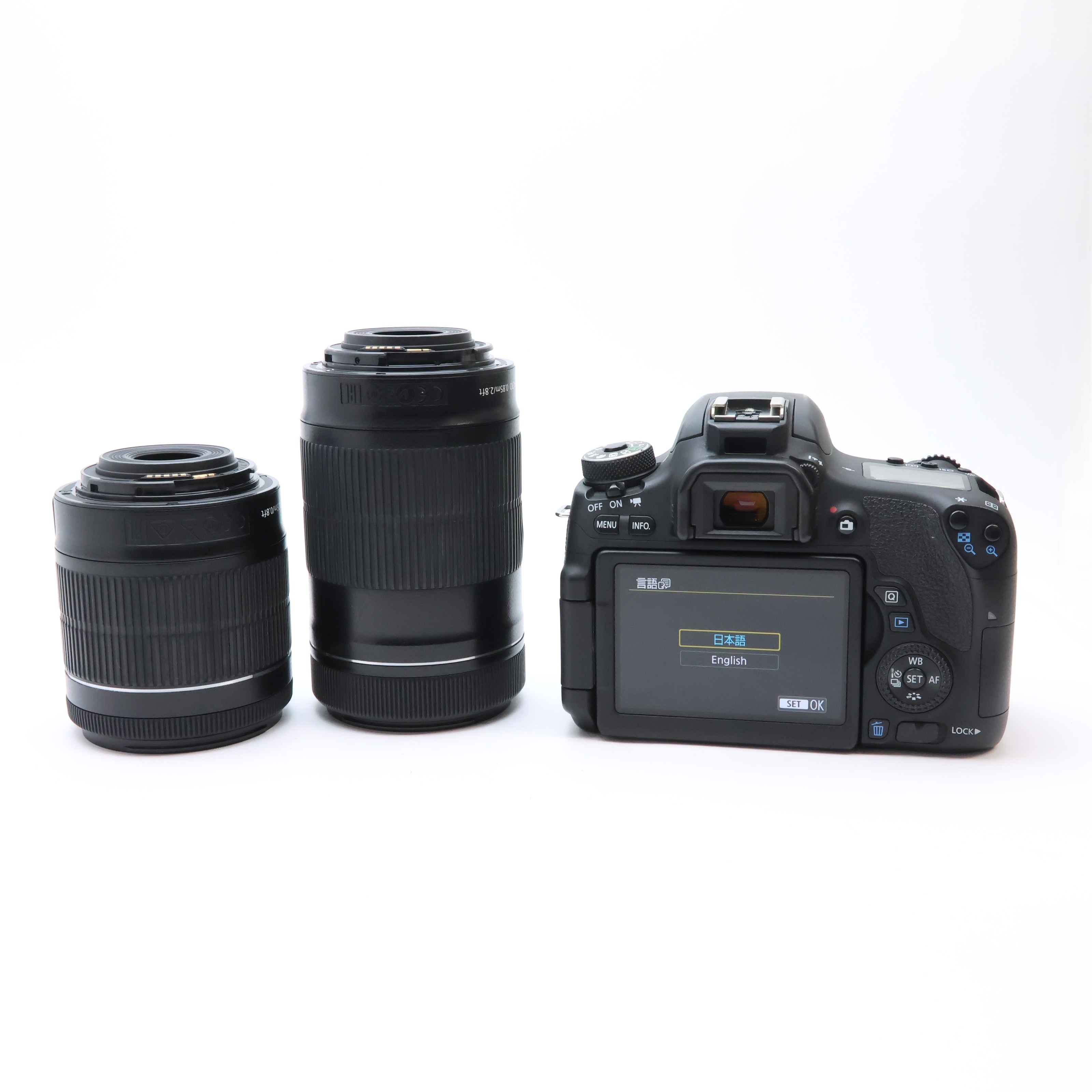 中古)Canon (キヤノン) EOS 8000D ダブルズームキット（商品ID