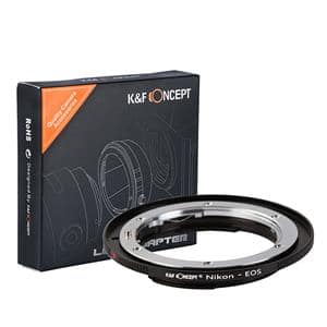 K&F Concept (ケーアンドエフ・コンセプト) マウントアダプター ニコンFレンズ/キヤノンEFボディ用  KF-NFEF