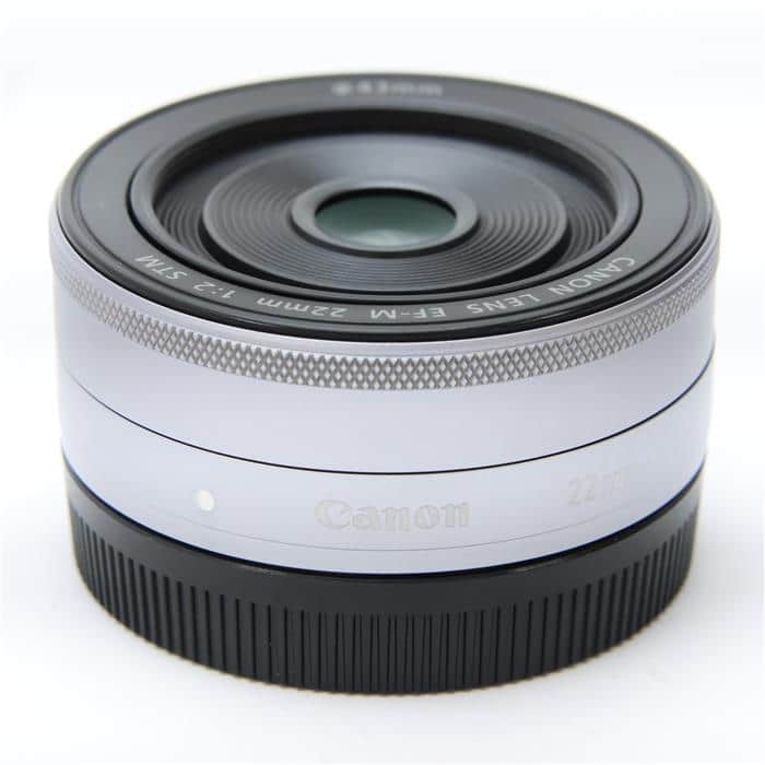 中古)Canon (キヤノン) EF-M22mm F2 STM シルバー（商品ID 