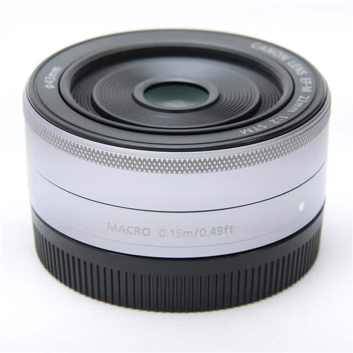 中古)Canon (キヤノン) EF-M22mm F2 STM シルバー（商品ID 