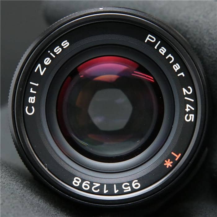 中古)CONTAX (コンタックス) Planar T*45mm F2 (G) ブラック