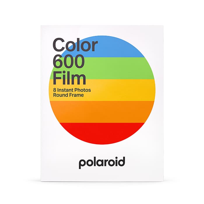 新品)Polaroid (ポラロイド) Color 600 Film Round Frame (8枚) 6021JP