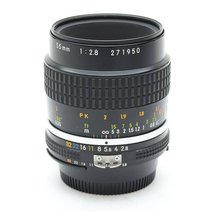 ★極上品★ニコン Nikon Ai-S 55mm f2.8 Micro#1187 中古)Nikon (ニコン) Ai-S Micro-Nikkor 55mm F2.8（商品ID