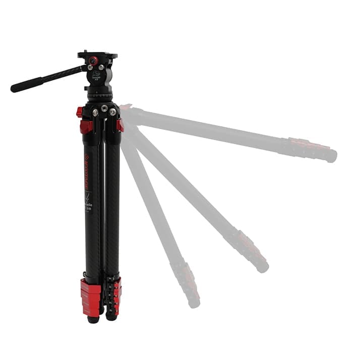 新品)IFOOTAGE （アイフッテージ） カーボン5段三脚 GAZELLE TC3B +