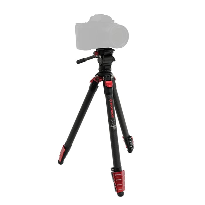新品)IFOOTAGE （アイフッテージ） カーボン5段三脚 GAZELLE TC3B +