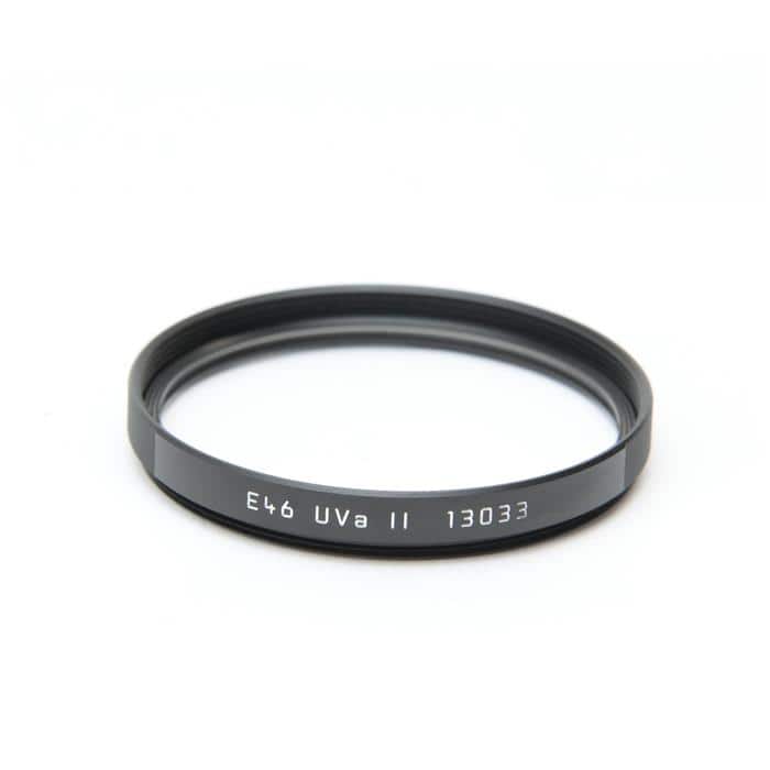 【新品】ライカ E46 II ブラック UV フィルター Leica LEICA Leica E46 UVa II Filter (Black) 13033 B&H Photo Video