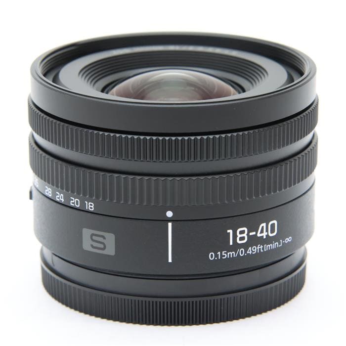 中古)Panasonic (パナソニック) LUMIX S 18-40mm F4.5-6.3 ブラック