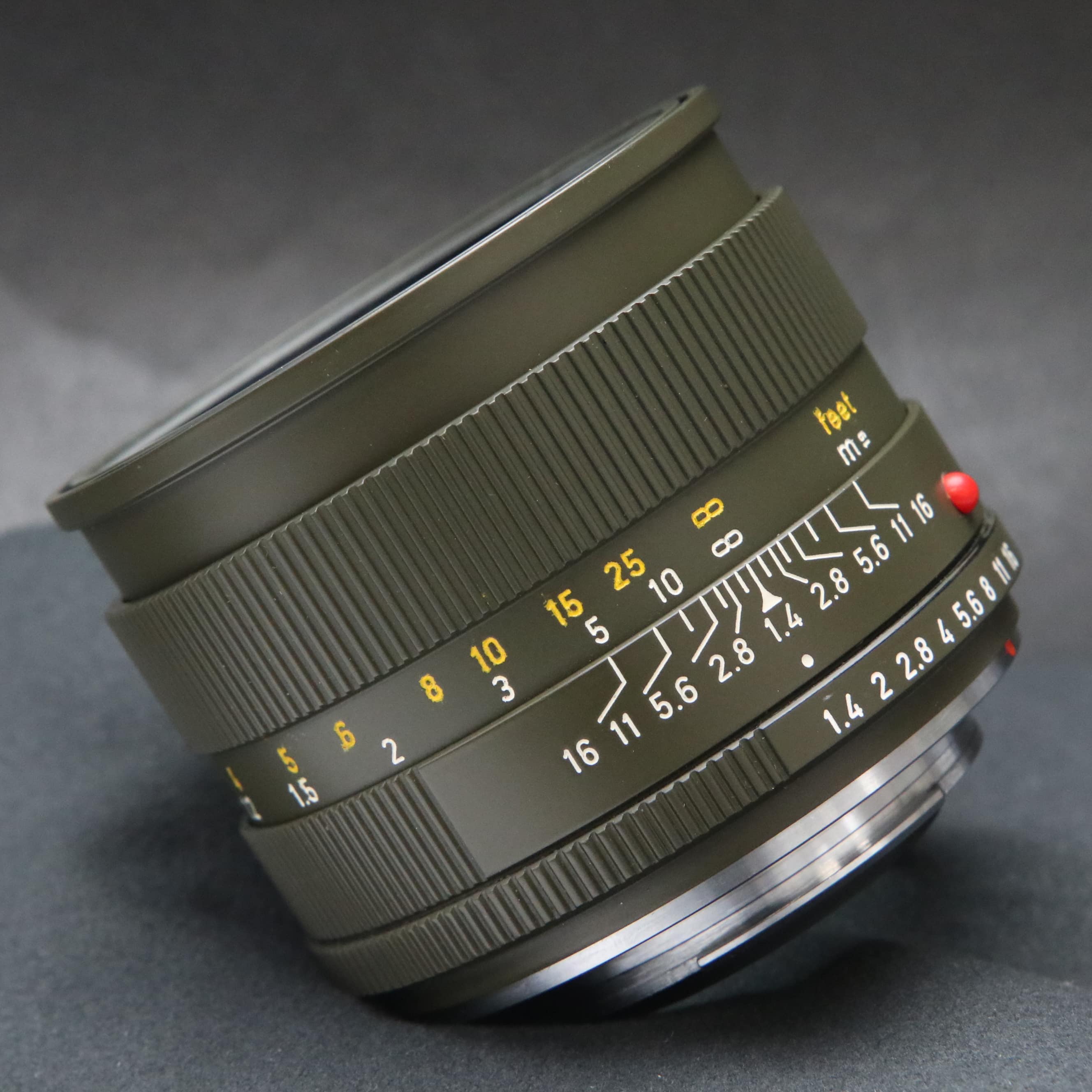 中古)Leica (ライカ) ズミルックス R50mm F1.4 (3-CAM) オリーブ