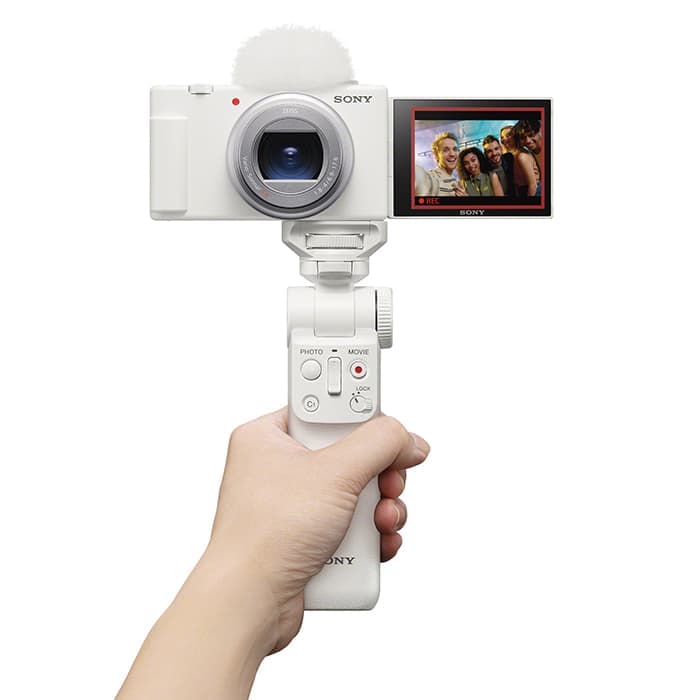 SONY (ソニー) VLOGCAM ZV-1 II G W シューティンググリップキット ホワイト