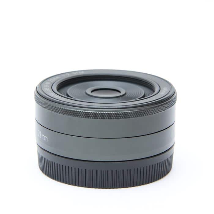 新品 未使用 高画質 軽量 CANON キヤノンEF-M22mm F2 STM 中古)Canon (キヤノン) EF-M22mm F2 STM ブラック(商品ID