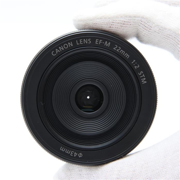 【美品】キャノン　Canon EF-M22mm F2 STM キヤノン #33 中古)Canon (キヤノン) EF-M22mm F2 STM ブラック（商品ID