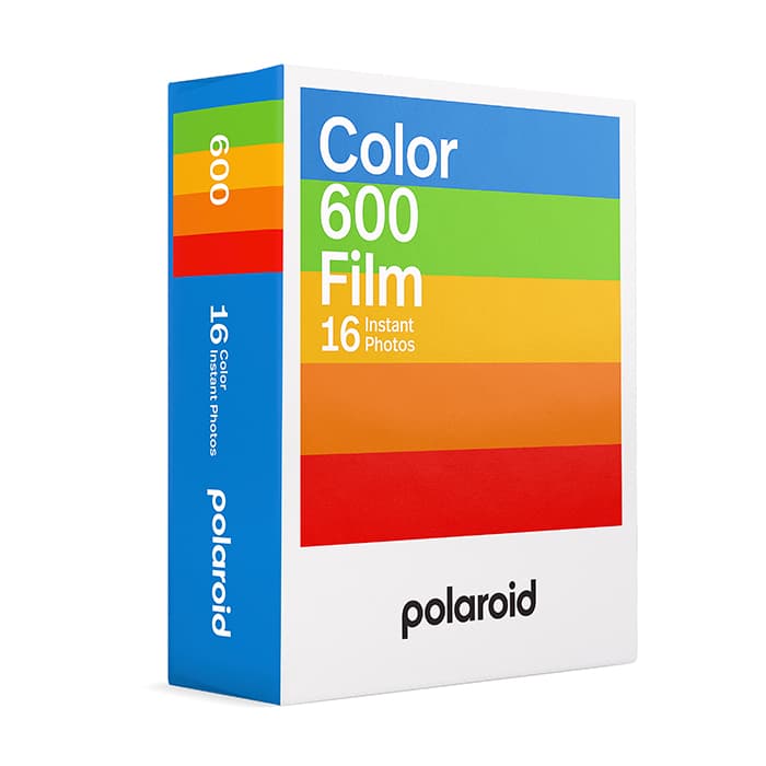 新品)Polaroid (ポラロイド) Color 600 Film White Frame Double Pack