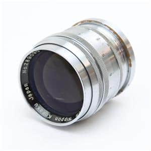 Nikon (ニコン) NIKKOR-P (C) 85mm F2 (旧コンタックスC) シルバー」の