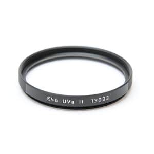 【新品】ライカ E46 II ブラック UV フィルター Leica LEICA 新品)Leica (ライカ) UVAフィルター E46 II ブラック（商品ID