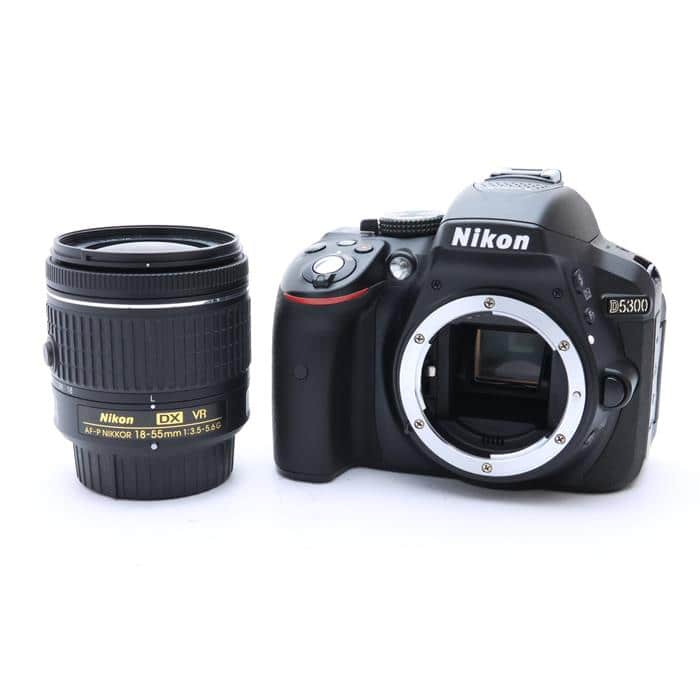 中古)Nikon (ニコン) D5300 AF-P 18-55 VR レンズキット ブラック 