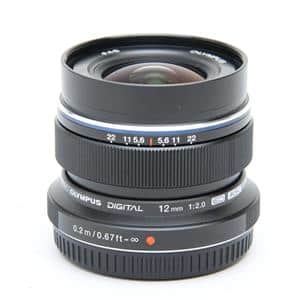 新品)OLYMPUS (オリンパス) M.ZUIKO DIGITAL ED 12mm F2.0 ブラック
