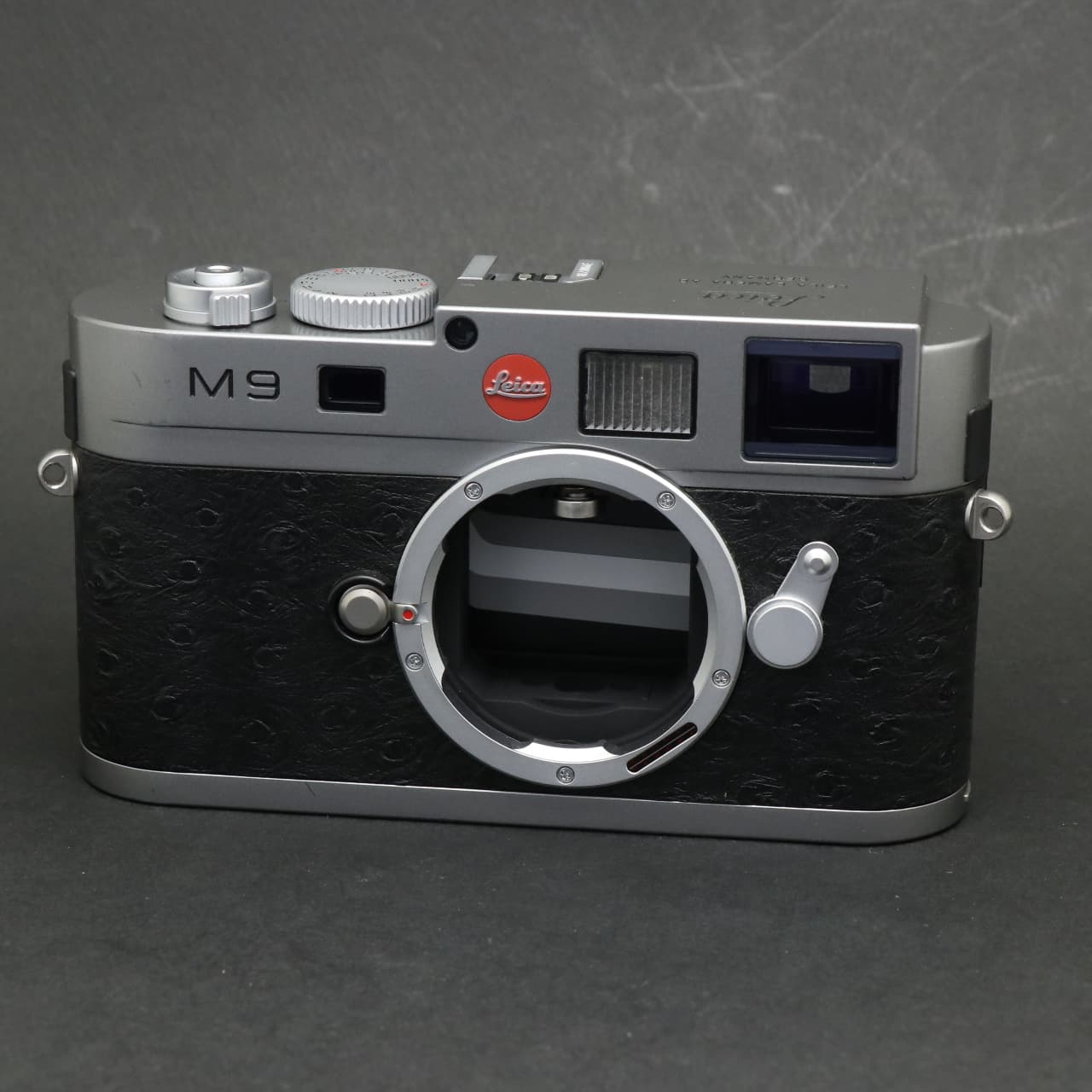 中古)Leica (ライカ) M9 スチールグレー オーストリッチ ブラック