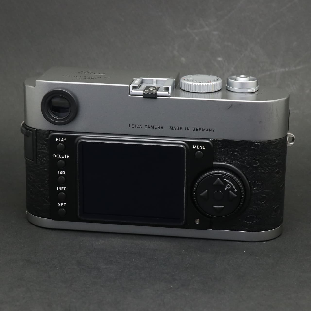 中古)Leica (ライカ) M9 スチールグレー オーストリッチ ブラック