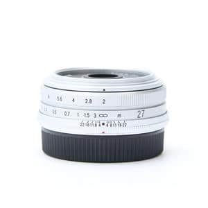 Voigtlander (フォクトレンダー) ULTRON 27mm F2 X-mount（フジフイルムX用） シルバー メイン