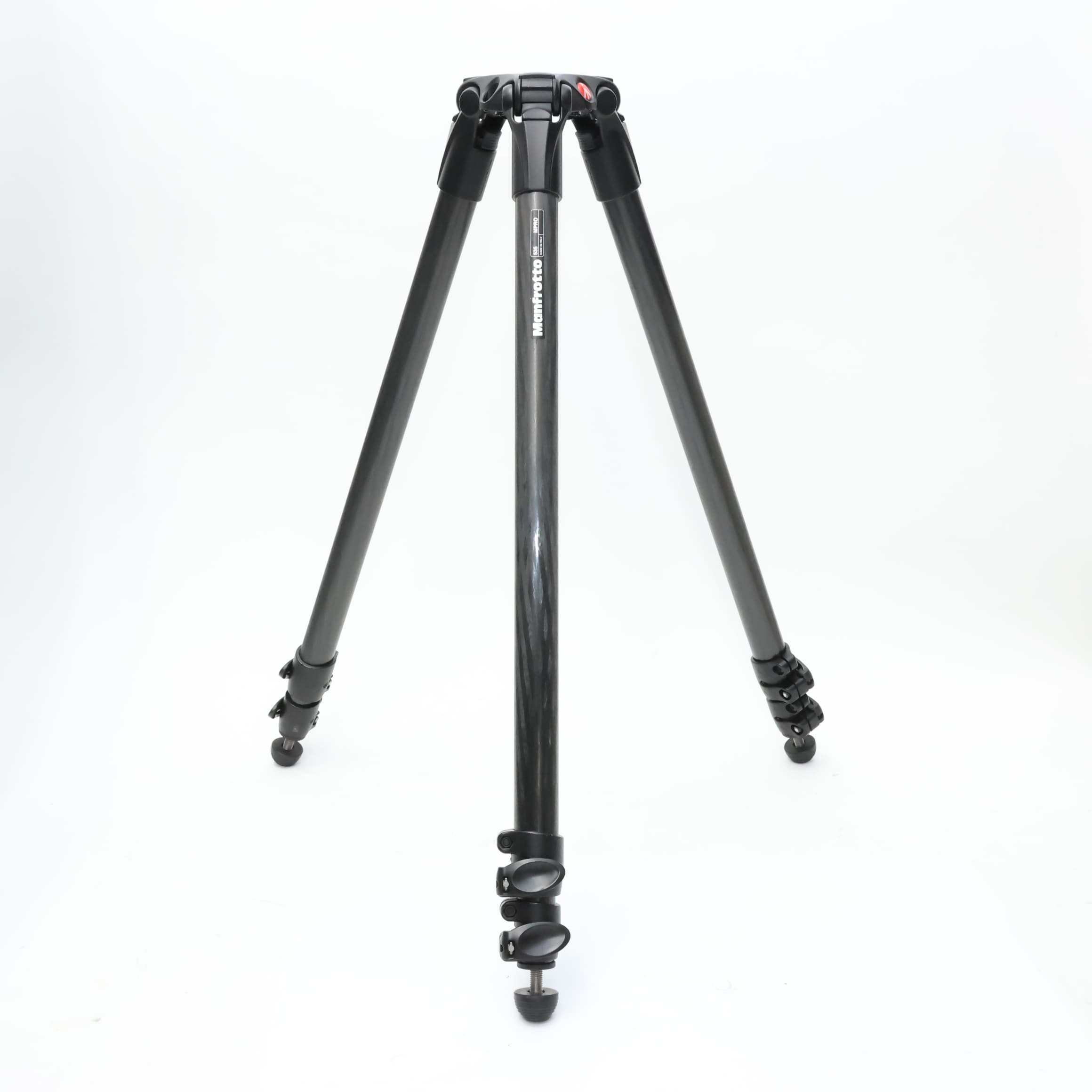 中古)Manfrotto (マンフロット) MPRO カーボンファイバー3段ビデオ三脚